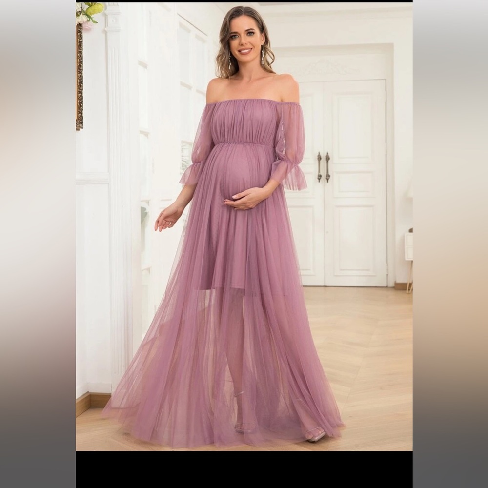 Ever Pretty Mesh Maternity Dress